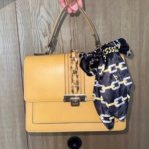 Aldo Top Handle Purse w/Scarf